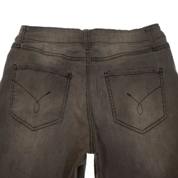 Weatherproof Jeans Womens 8 Runs Small Skinny Ankle Gray Measures 27 x 26.5 - Picture 6 of 9